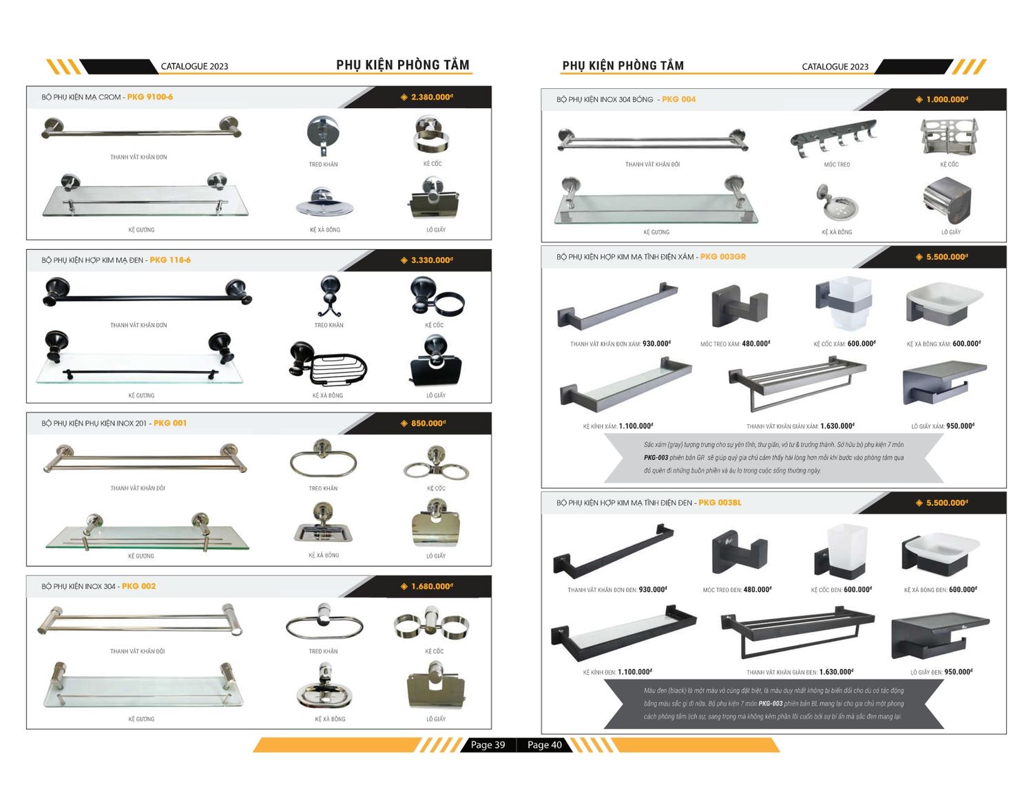 Thiết bị vệ sinh TEADY Catalogue và Bảng giá mới nhất /Page 